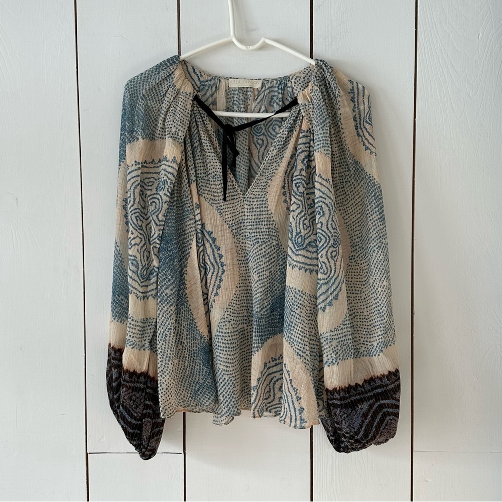 Ulla Johnson PAULINE BLOUSE MOONSTONE Blouse - Picture 5 of 12